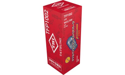 Лампа Tatsumi Standart W21/5W (W3x16q, T20), 12В, 21/5Вт, арт. TFP1002