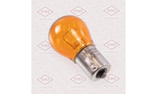 Лампа Tatsumi Standart PY21W (BAU15s, S25), 12В, 21Вт, оранжевая, арт. TFP1009
