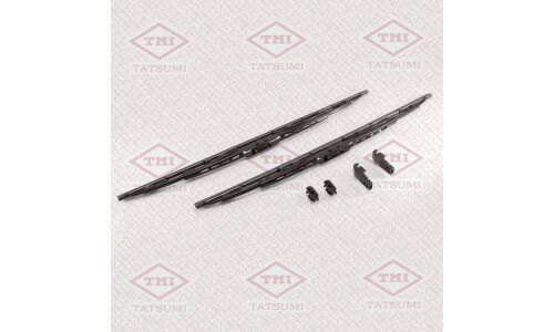 Щётки стеклоочистителя Tatsumi 500мм (20") каркасные, летние, крепление J-Hook, комплект 2 шт, арт. TFK5050F