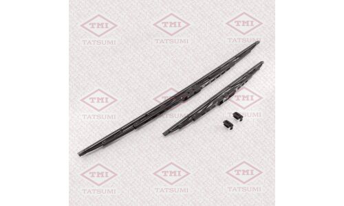 Щётки стеклоочистителя Tatsumi 650мм (26") + 400мм (16") каркасные, летние, крепление J-Hook, комплект 2 шт, арт. TFK6540F