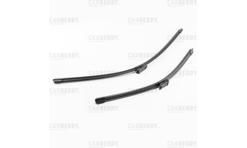 Щётки стеклоочистителя Carberry 650мм (26") + 500мм (20") бескаркасные, всесезонные, крепление Slim Top, комплект 2 шт, арт. 27CA109