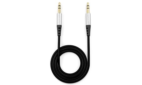 Аудиокабель AUX Airline, для подключения к автомагнитоле, mini jack 3.5 (M) – mini jack 3.5 (M), длина 60см, арт. ACH-AUX-60