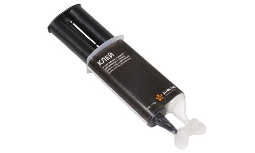 Клей эпоксидный Airline Epoxy AB Glue, многоцелевой, двухкомпонентный, серый, шприц 2x14г, арт. ADGC005