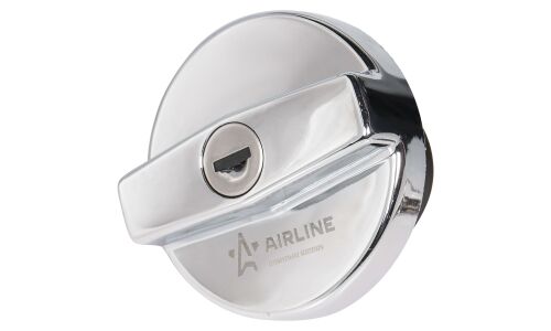 Крышка топлив. бака с ключами, для а/м Лада 2108-15, хром AIRLINE, арт. AFC-R-03