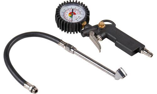 Пистолет для накачки шин Airline, с аналоговым манометром до 12атм, штуцер 1/4", шланг 40см, арт. ATBU004
