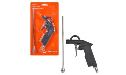 Пистолет продувочный удлинённый (L=200мм) AIRLINE, арт. ATBU002