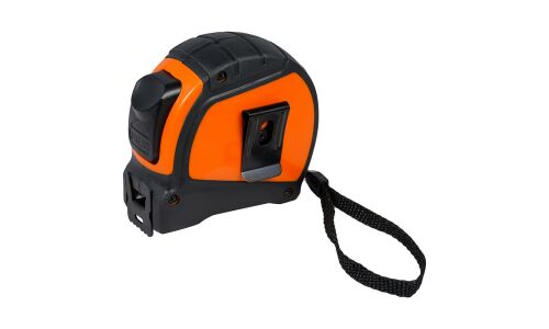 Рулетка в прорезиненном корпусе с фиксатором 7,5м х 25мм AIRLINE, арт. ATBQ017