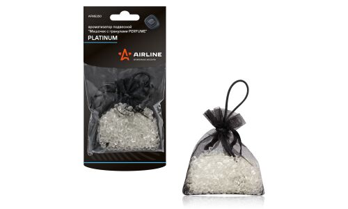Ароматизатор подвесной Airline «Мешочек с гранулами Parfume» Platinum (Парфюм), полимерный, 20г, арт. AFME250