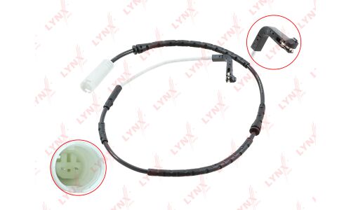 Датчик износа тормозных колодок | перед LYNXauto, арт. BW-1017