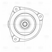 Опора амортизатора Trialli (без подшипника), передняя, левая, арт. SA 1465