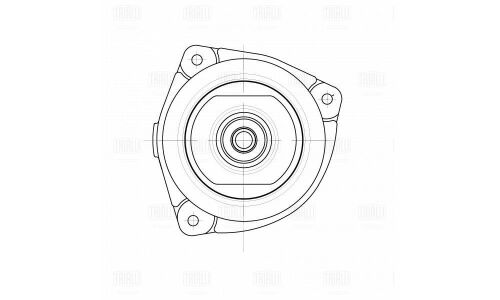 Опора амортизатора Trialli (без подшипника), передняя, левая, арт. SA 1465