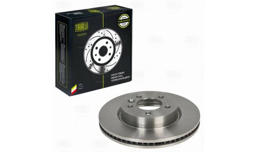 Диск тормозной Trialli, передний, правый/левый, для Land Rover Discovery, 1 шт, арт. DF 130106