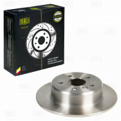 Диск тормозной Trialli, задний, правый/левый, для Toyota Harrier, Lexus RX 300, 1 шт, арт. DF 190304