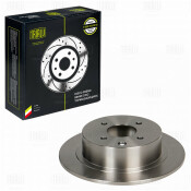 Диск тормозной Trialli, задний, правый/левый, для Nissan Tiida / Cube, 1 шт, арт. DF 140129