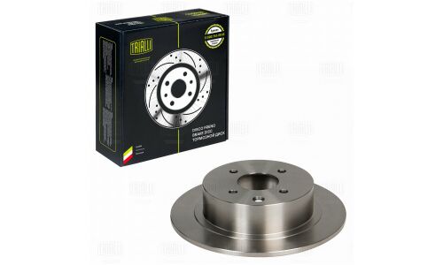 Диск тормозной Trialli, задний, правый/левый, для Nissan Tiida / Cube, 1 шт, арт. DF 140129