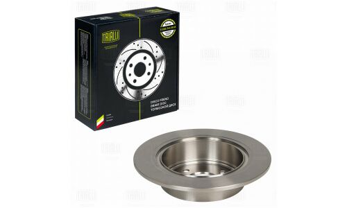 Диск тормозной Trialli, задний, правый/левый, для Nissan Tiida / Cube, 1 шт, арт. DF 140129