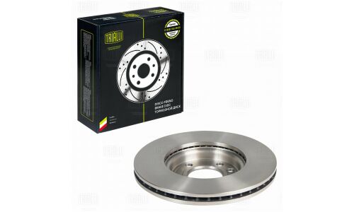 Диск тормозной Trialli, передний, правый/левый, для Opel Vectra, 1 шт, арт. DF 210212