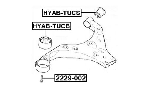 Болт Febest, арт. 2229-002