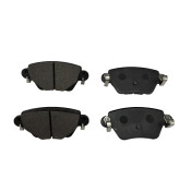 Колодки тормозные дисковые CTR, задние, комплект на ось (4 шт), арт. GK0191