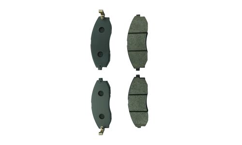 Колодки тормозные дисковые CTR, передние, комплект на ось (4 шт), арт. GK0472