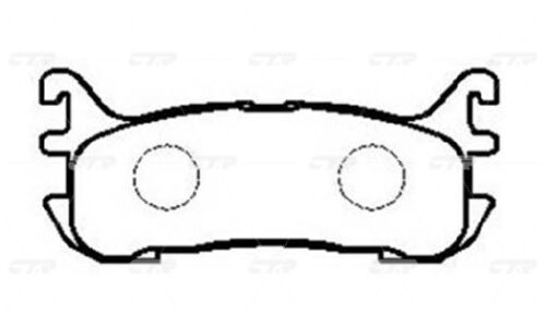 Колодки тормозные дисковые CTR, задние, комплект на ось (4 шт), арт. GK0664