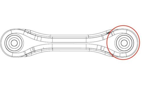 Сайлентблок опоры (подушки) КПП CTR, задний, арт. GV0174 (CVKH-149)