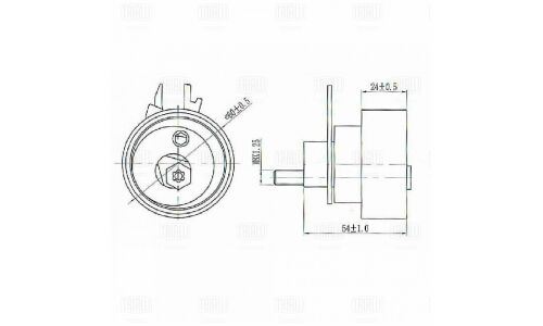 Ролик натяжной ремня ГРМ Trialli, арт. CM 1813
