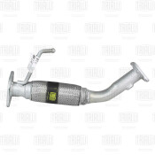 Труба приёмная для а/м Hyundai Solaris (10-)/Kia Rio (11-) с гофрой (алюм. сталь) Trialli, арт. ERP 0801