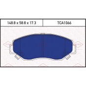 Колодки тормозные дисковые Tatsumi, передние, комплект на ось (4 шт), арт. TCA1066