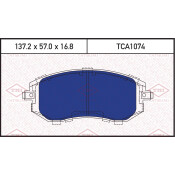 Колодки тормозные дисковые Tatsumi, передние, комплект на ось (4 шт), арт. TCA1074