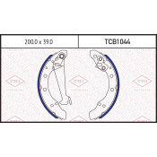 Колодки тормозные барабанные Tatsumi, комплект на ось (4 шт), арт. TCB1044