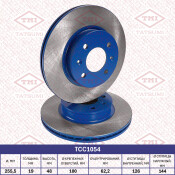 Диск тормозной Tatsumi, передний, арт. TCC1054