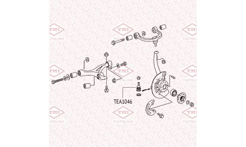 Опора шаровая Tatsumi, передняя, арт. TEA1046