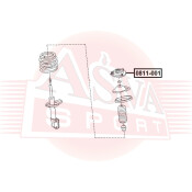 ОПОРА ПЕРЕДНЕГО АМОРТИЗАТОРА Asva, арт. 0811-001