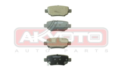 Колодки тормозные дисковые Akyoto, комплект на ось (4 шт), арт. AKD-31201