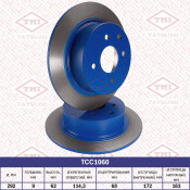 Диск тормозной Tatsumi, задний, арт. TCC1060