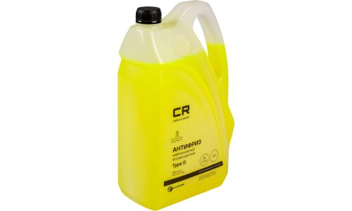 Антифриз Carville Racing, Renault Type D, OAT, желтый, флуоресцентный, -40°С, 5л, арт. L2018536