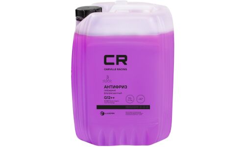 Антифриз Carville Racing, Si-OAT, G12++, фиолетовый, флуоресцентный, -40°С, 10л, арт. L2018003