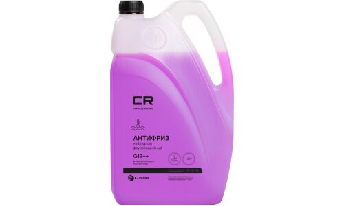 Антифриз Carville Racing, Si-OAT, G12++, фиолетовый, флуоресцентный, -40°С, 5л, арт. L2018002