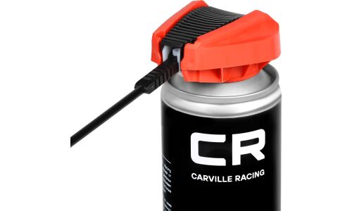 Смазка аэрозольная Carville Racing, многоцелевая, литиевая, с PTFE, белая, баллон 400мл (с мульти-позиционным распылителем 2в1), арт. G7400654