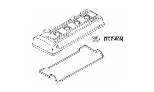Кольцо уплотнительное свечного колодца Febest, арт. TCP-006