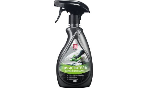 Очиститель кузова Лукойл Insect Traces Cleaner, от следов насекомых и птичьего помёта, бутылка с триггером 500мл, арт. 3208056/3525423