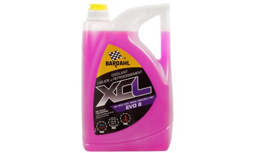 Антифриз Bardahl XCL EVO 6, Si-OAT, G12++, фиолетовый, -37°C, 5л, арт. 36653
