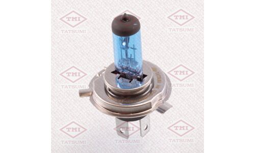 Лампа галогенная Tatsumi Blue H4 (P43t, T16), 12В, 60/55Вт, 5000К, 1 шт, арт. TFN1011B