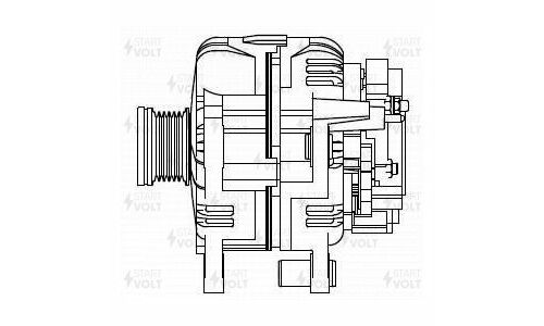 Генератор Startvolt, для VAG Tiguan (07-)/Passat (07-)/Yeti (10-) 1.4TSI 140A, арт. LG 1829