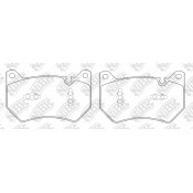 Колодки тормозные дисковые NIBK Original, передние, комплект на ось (4 шт), арт. PN0970