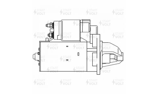 Стартер Startvolt, для Iveco Daily, арт. LSt 1620