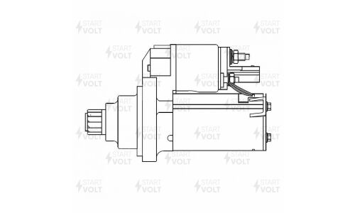 Стартер Startvolt, для VAG Rapid (12-) 1.4TSI 1,2кВт, арт. LSt 1848