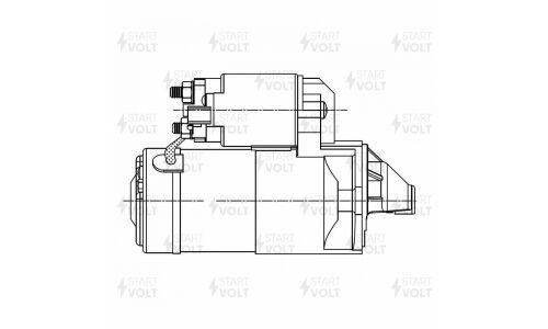Стартер Startvolt, для Geely MK Cross (10-) 1.5i 1,4кВт, арт. LSt 2710