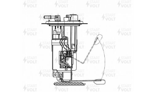 Модуль топливного насоса Startvolt, для Hyundai Getz (02-) 1.1i/1.3i/1.4i/1.6i, арт. SFM 0812